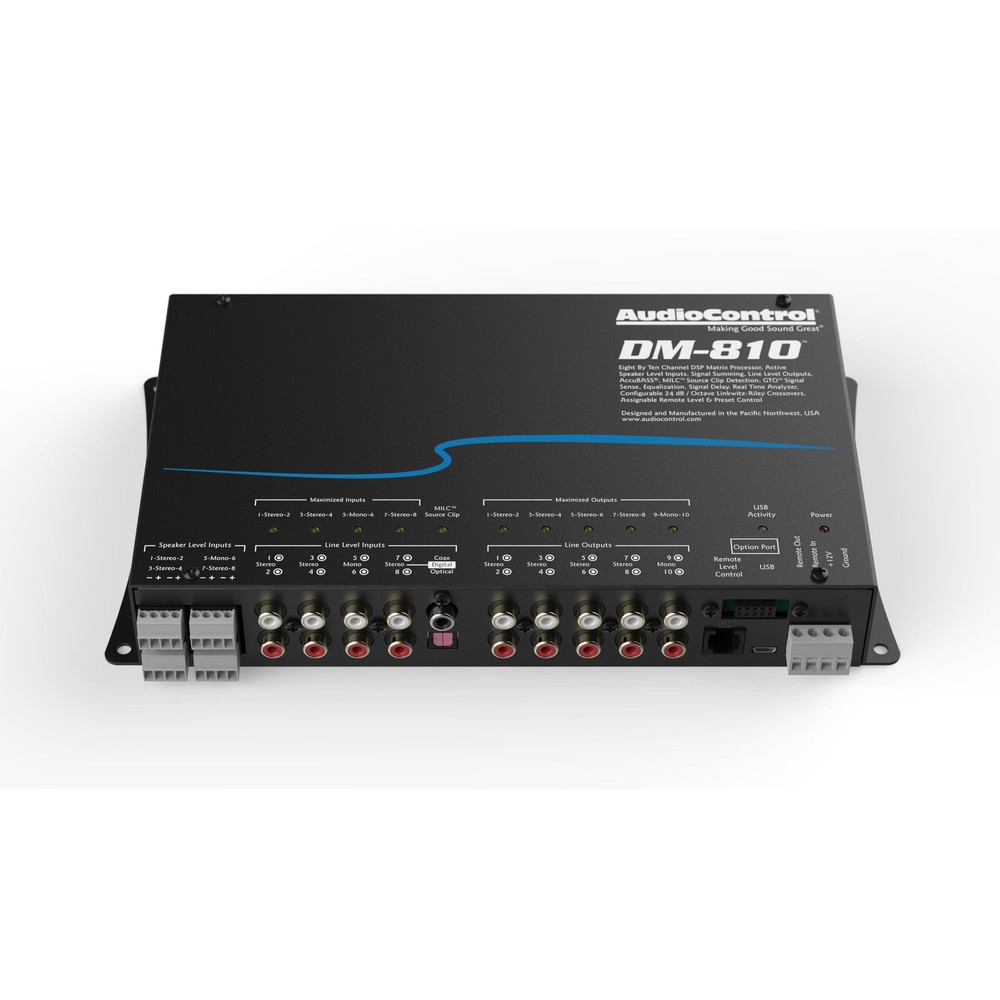 AudioControl DM-810 Premium 8 Input 10 Output DSP Matrix Processor