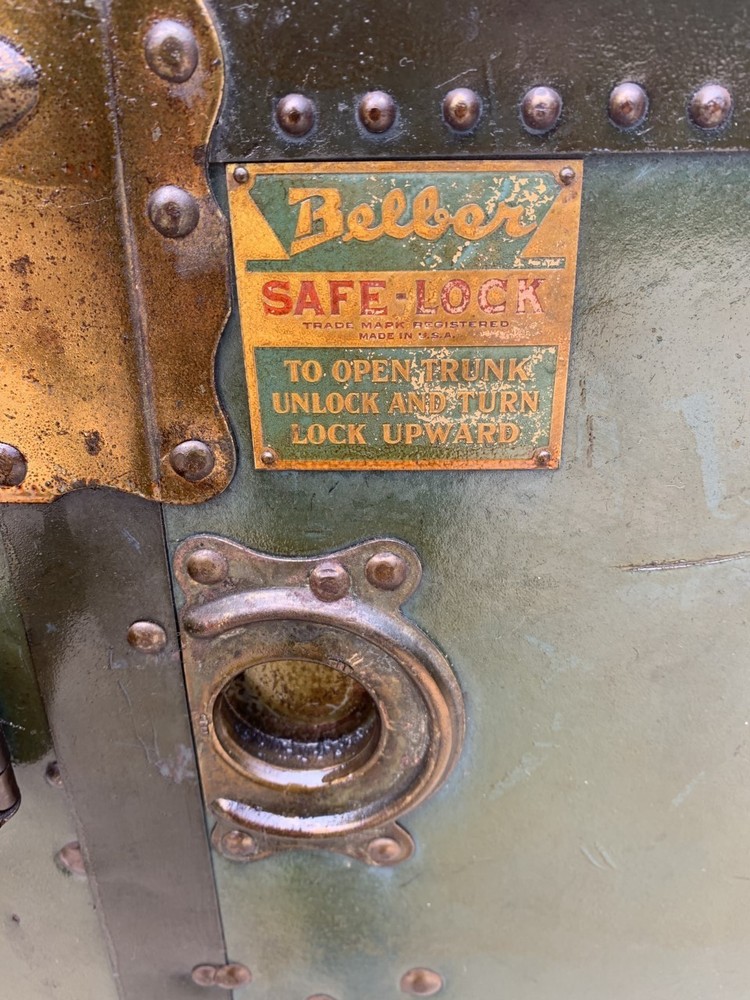 1920's Belber Steamer Trunk