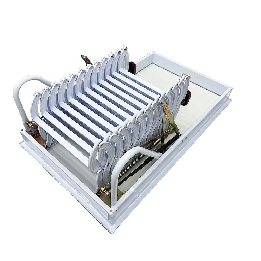 White Attic Pull Down Ceiling Ladder Stairs Ceiling Ladder Access Stairs Carbon