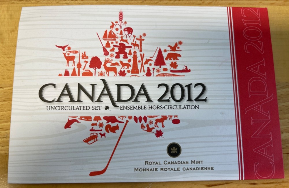 2012 Canada Proof Like Uncirculated Set in envelop with COA