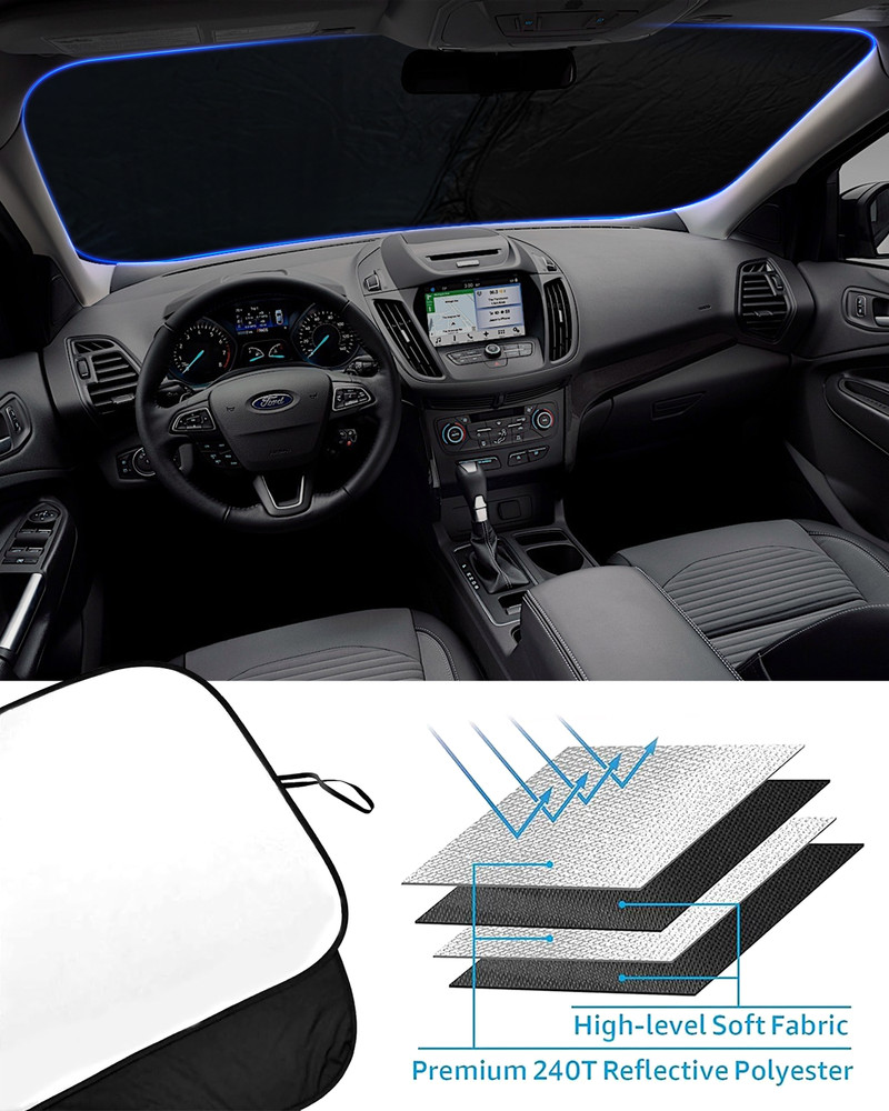 For 2013 2014 2015 2016 2017 2018 2019 Ford Escape Front Windshield sun shade