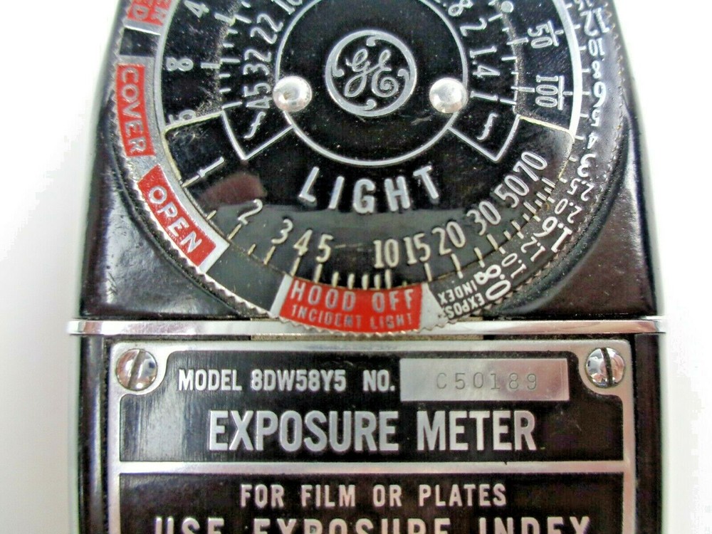 Vintage General Electric Exposure Meter - Untested