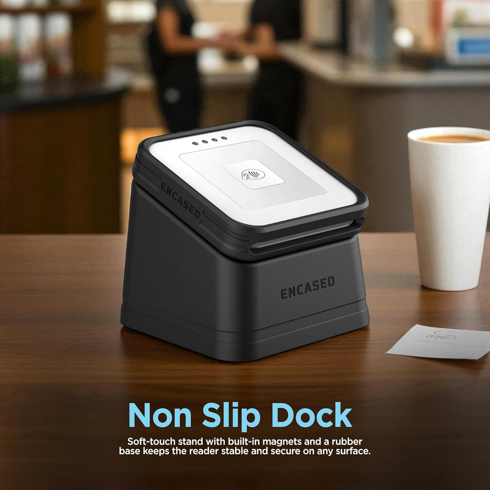 Dock Square Card Reader 2Nd Gen. Removeable Protective Case Magnetic Display Set