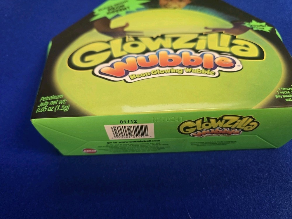 GLOWZILLA SUPER WUBBLE Bubble Ball Lg Size.. Unopened