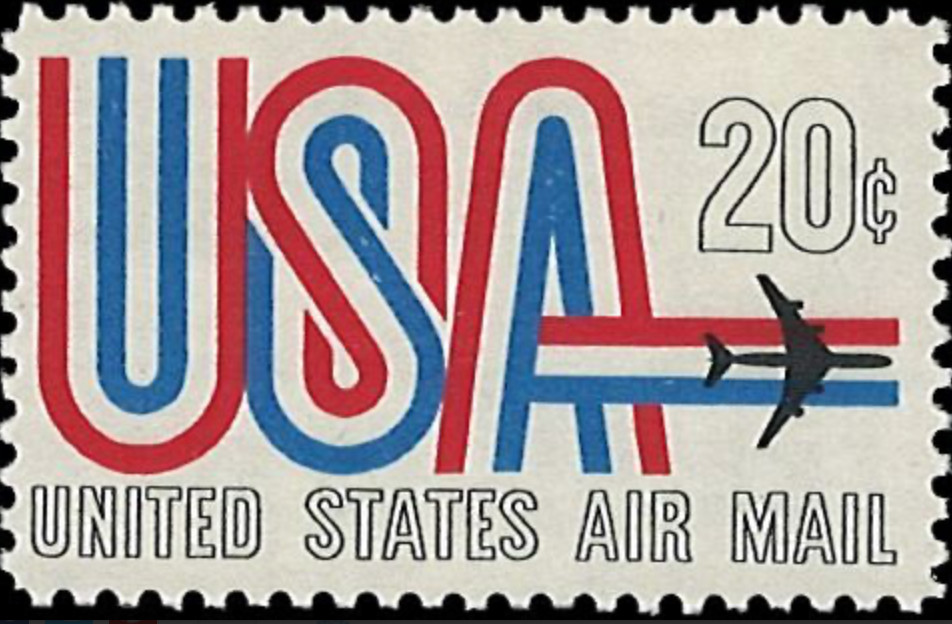 US #C075 MNH 1968 20c Jet Airmail