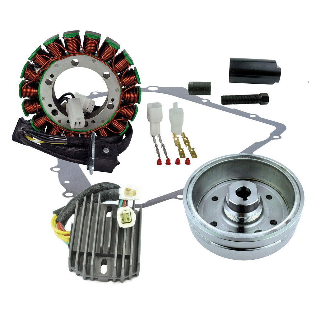 Kit Flywheel Stator Regulator Puller Gasket For Arctic cat 400 4x4 Auto 2003