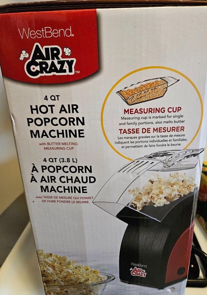 Hot Air Popcorn Machine by West Bend