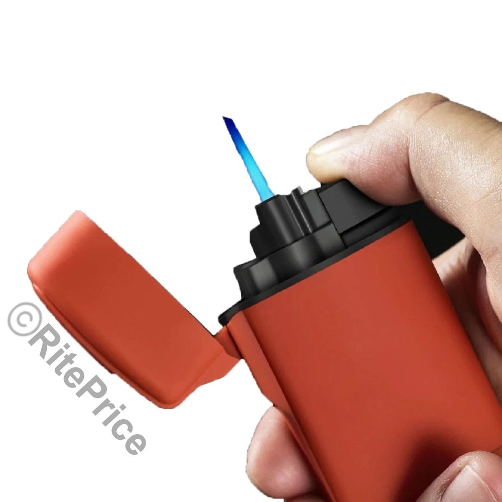 Eagle Classic Refillable Square Single Flame Torch Cigar Lighters PT113 (3 Pack)