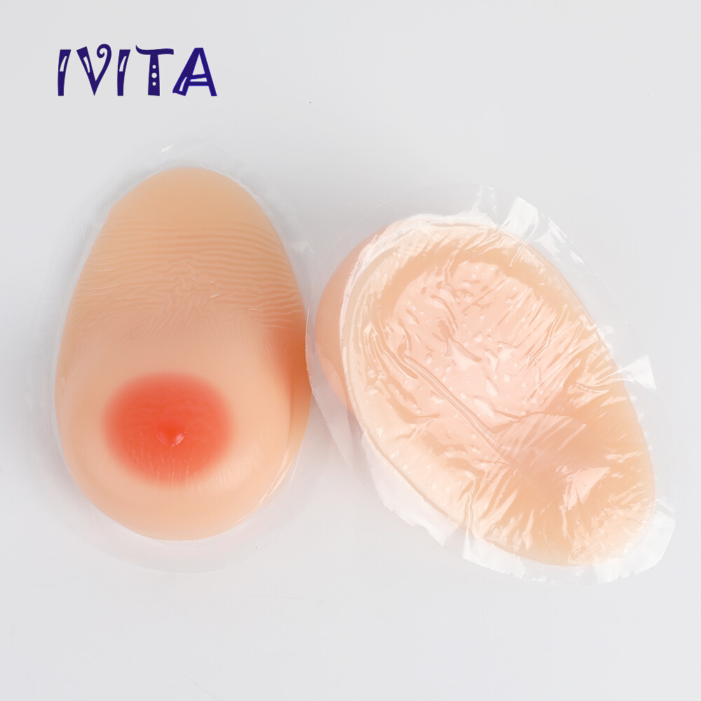 A-EE Cup Teardrop Self-adhesive Silicone Breast Forms False Boobs Bra Enhancers