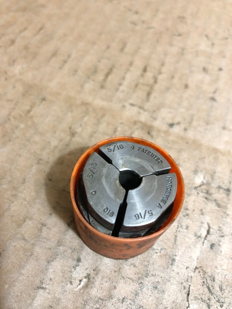 HARDINGE 5/16'' S-10 SMOOTH ROUND COLLET PADS