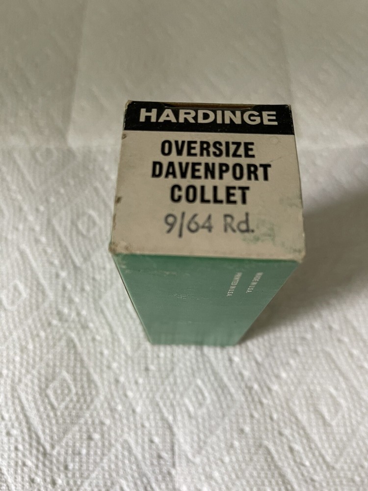 Hardinge Oversized Davenport 9/64 Round Collet