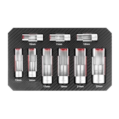 9Pcs Automotive O2 Oxygens Sensors Socket Offset Wrench Remover Tool and