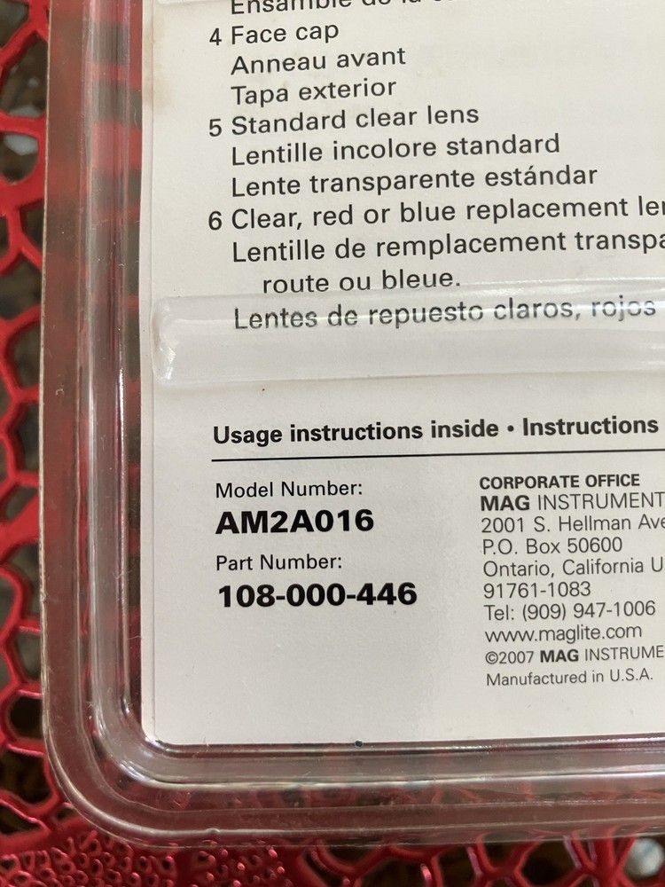 Maglite Mini 2 Cell AA Flashlight Accessory Pack AM2A016
