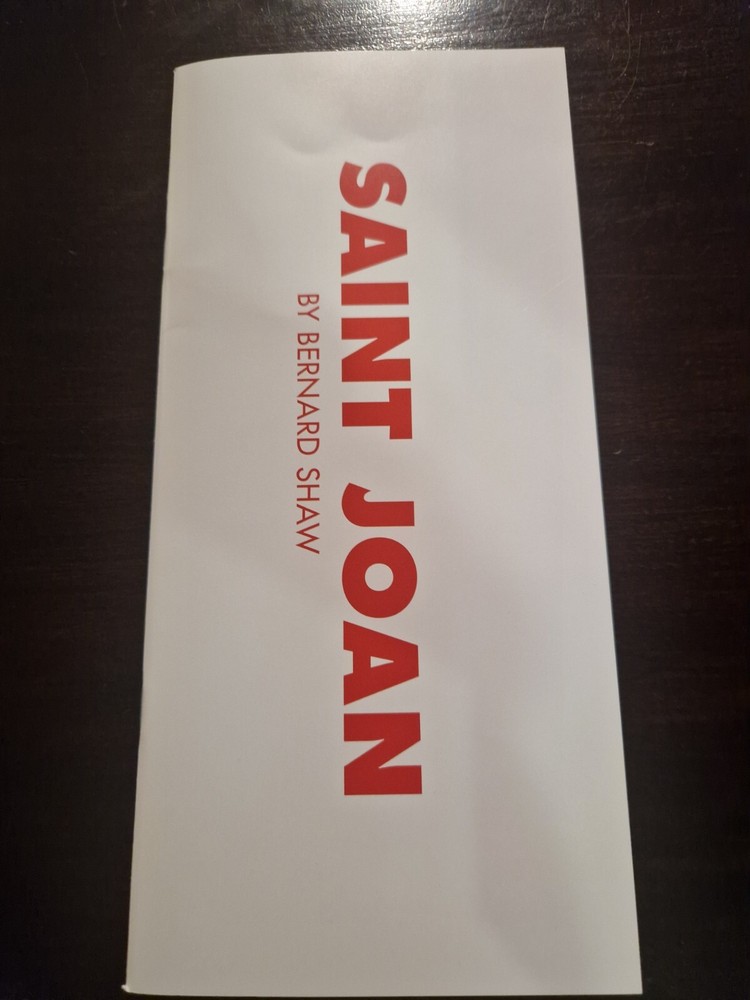 Saint Joan Donmar Warehouse Programme Gemma Arterton