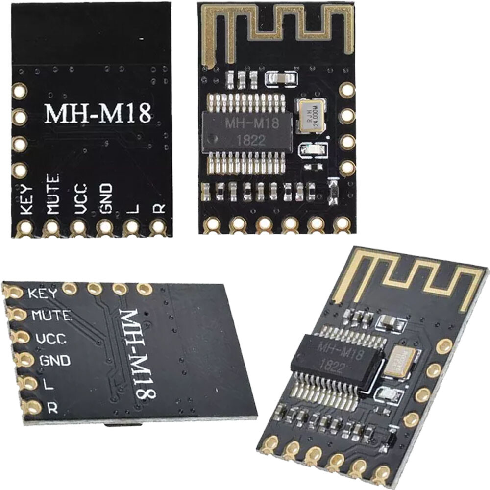 2x MH18 Wireless Bluetooth Audio Module MP3 Receiver Lossless Decoder Boards DIY
