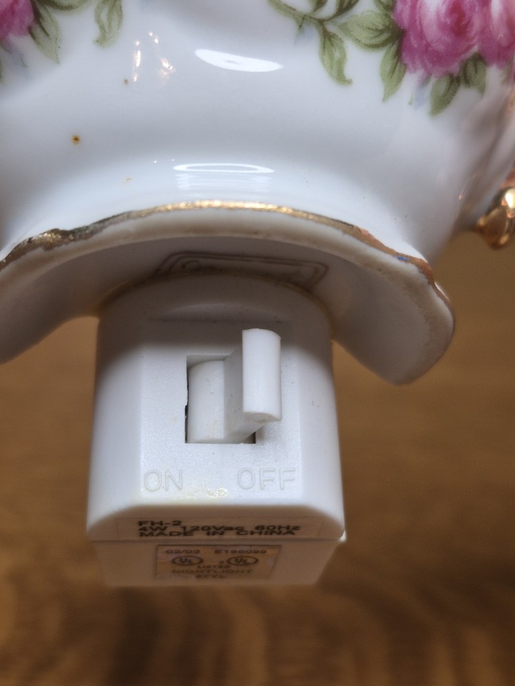 Teacup "Mother" Nightlight Plug In