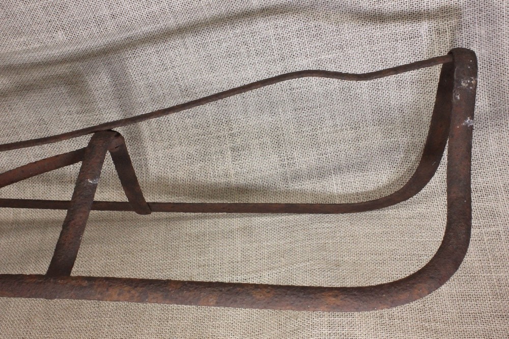 Old Saddle Rack Holder Bracket Rustic Iron English Style Rust Barn Find Reverse