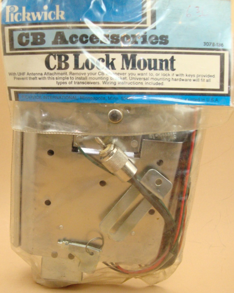 Pickwick CB Lock Mount Bracket Model 3078-186 New (QTY 1)