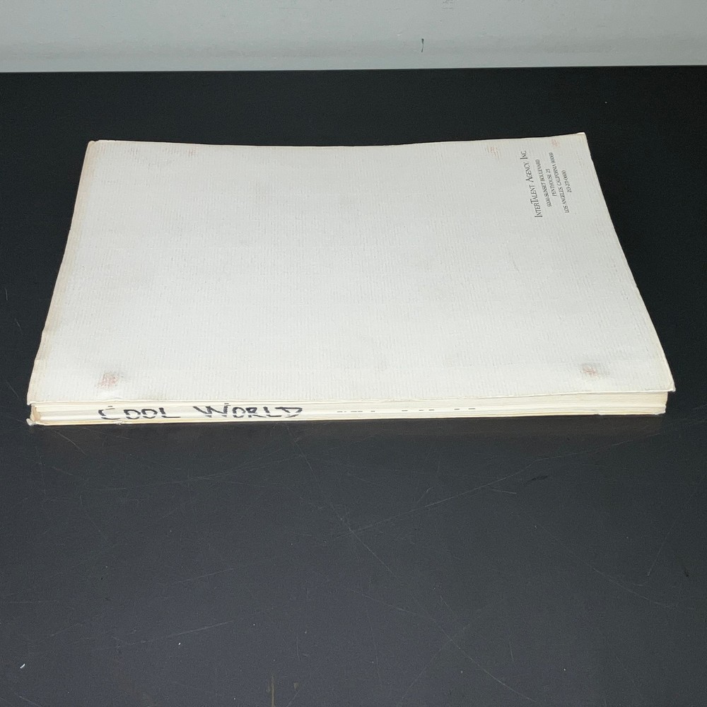 COOL WORD (9/7/90) Ralph Bakshi Live Action Animation 3rd Draft Agency Script ~