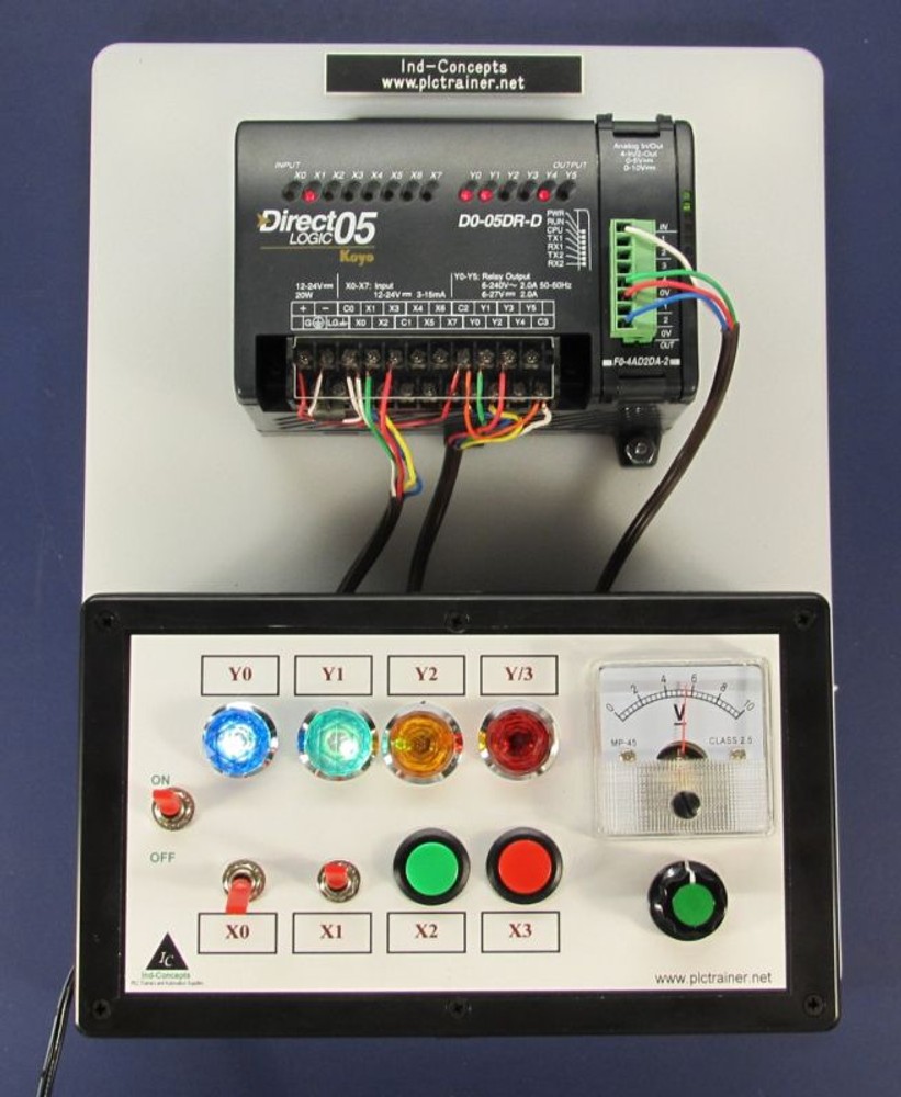 Automation Direct PLC Trainer, Training Lessons Analog