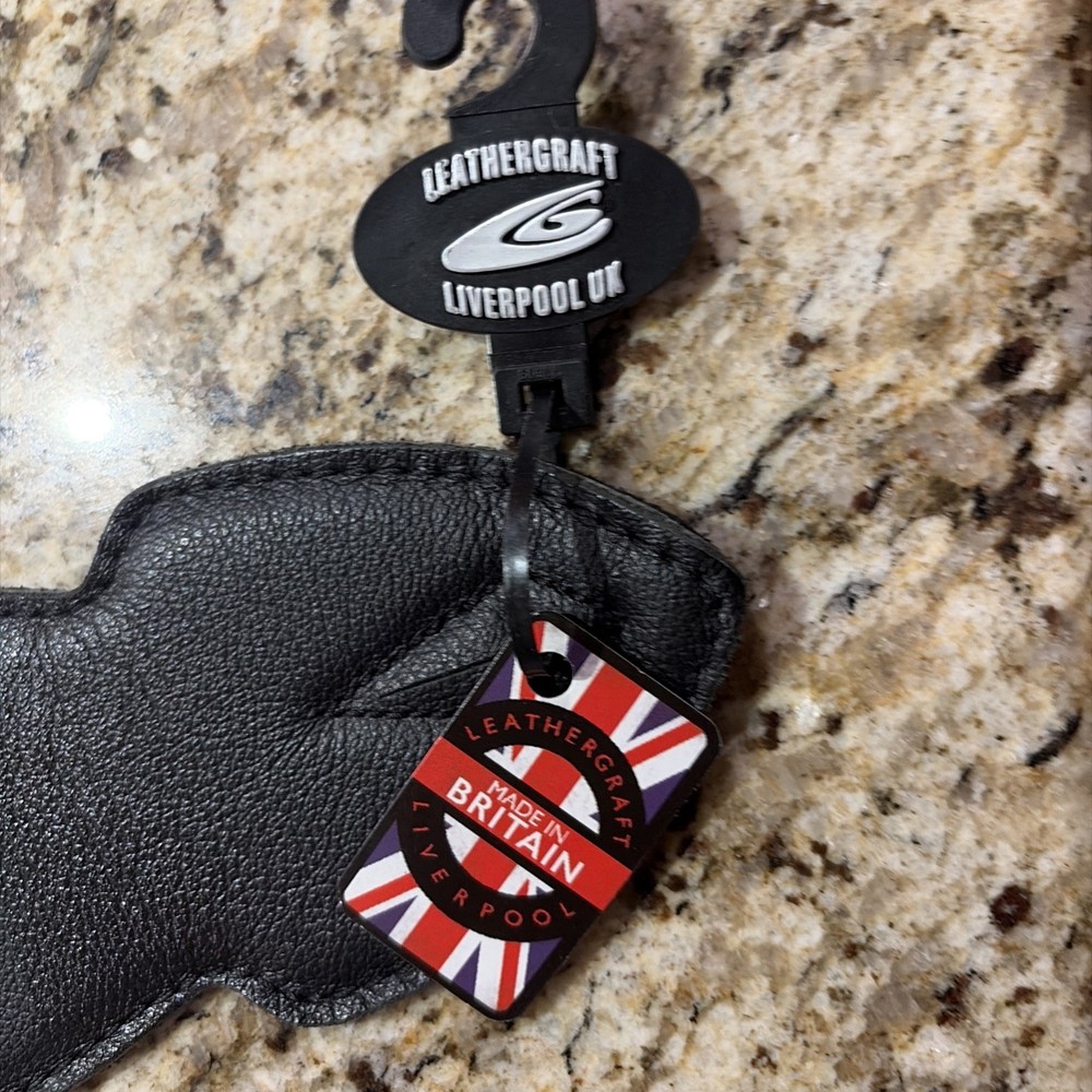 Leathergraft Liverpool Great Britain Guitar Strap Signed
