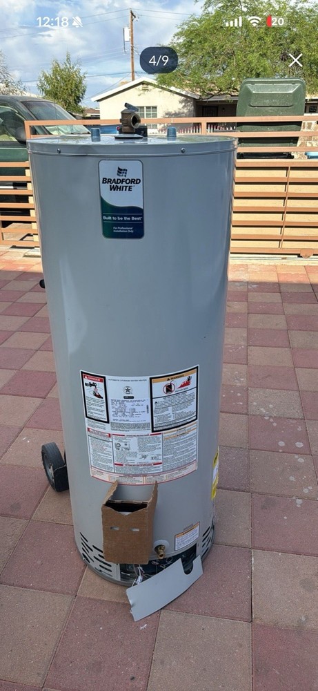 New 50 Gallon Bradford White Water Heater Gas Rg359T6N-394