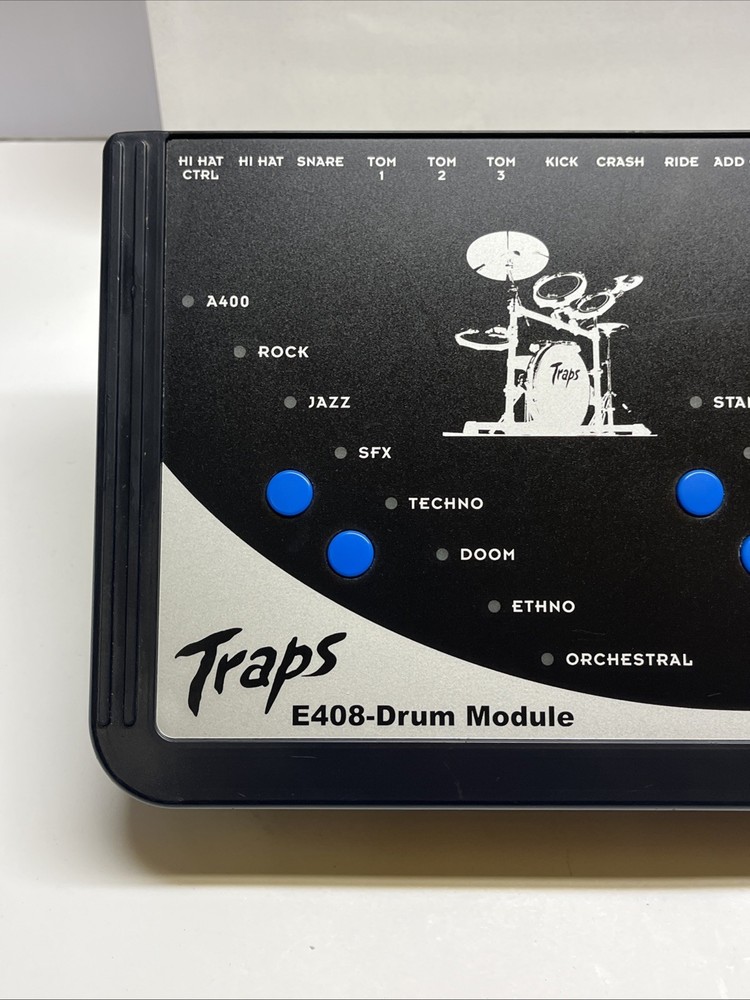 Traps Drums E408 Drum Module – Tested Working – Module Only