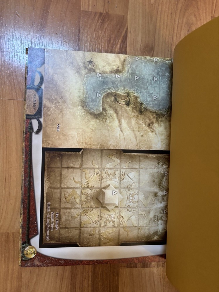 Sandstorm (Dungeons & Dragons D&D 3.5 Supplement) NICE! Includes Original Map