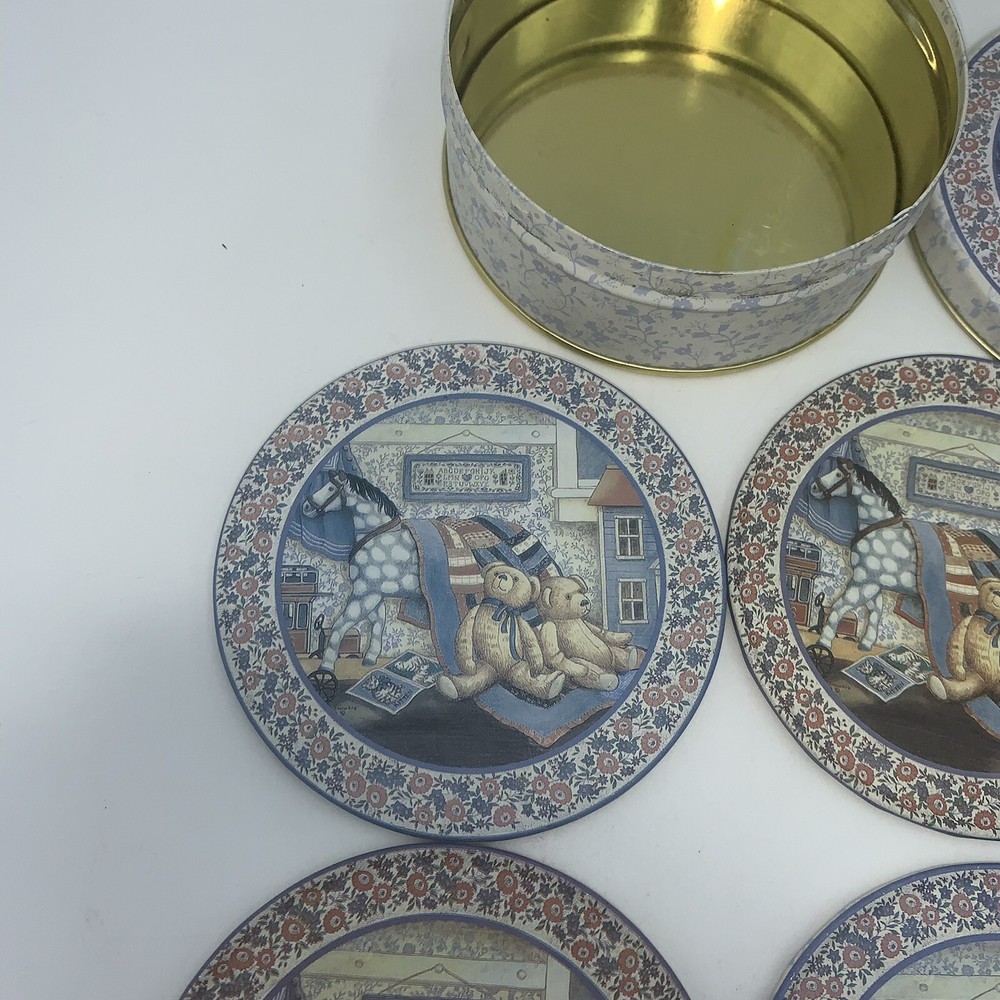 Drink Coaster Set With Holder Set Of 6