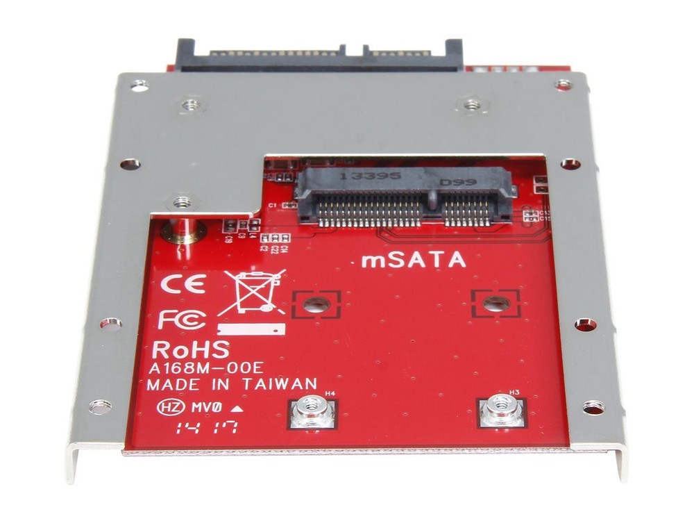 StarTech SAT32MSAT257 mSATA SSD to 2.5in SATA Adapter Converter