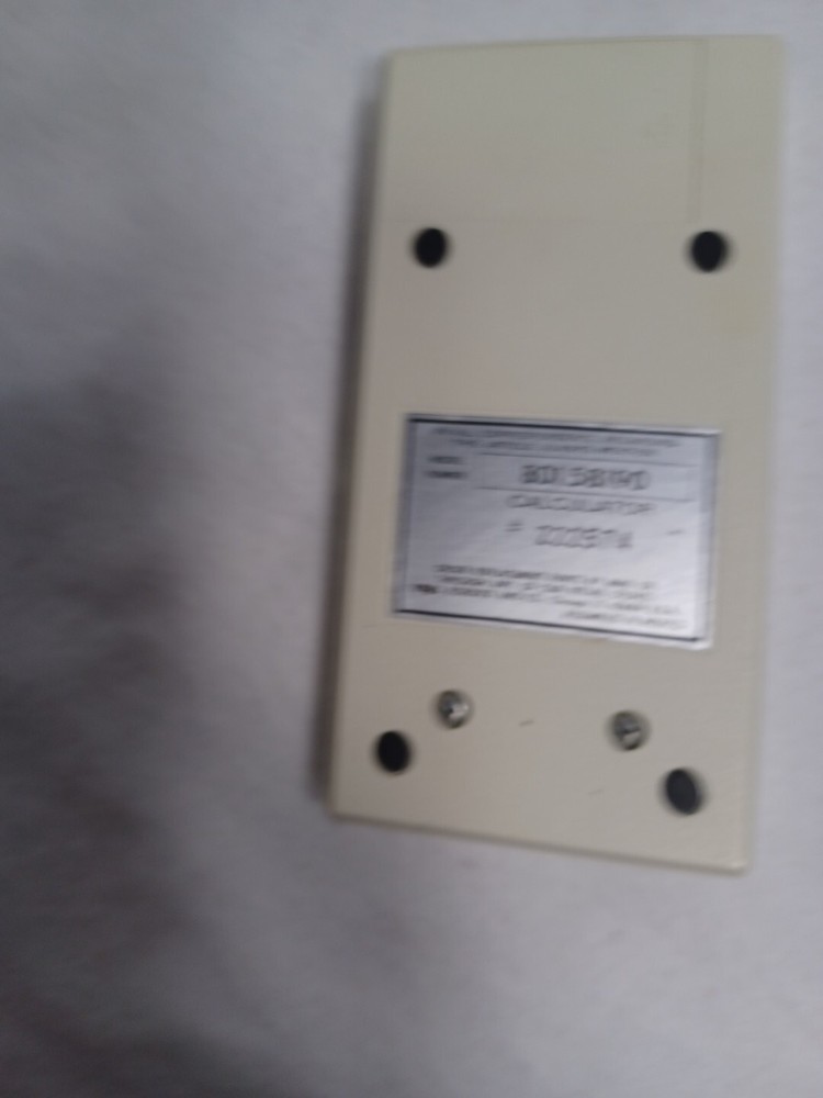 Vintage Sears Model 801-58190 Calculator