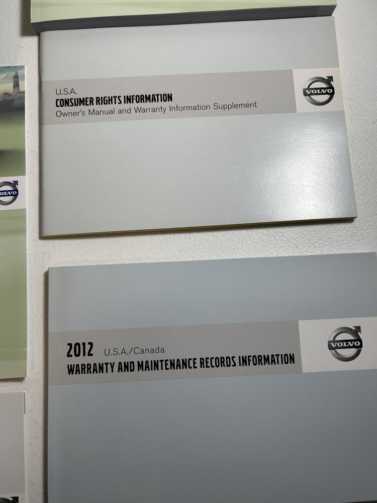 2012 Volvo XC90 Owner's Manual Set
