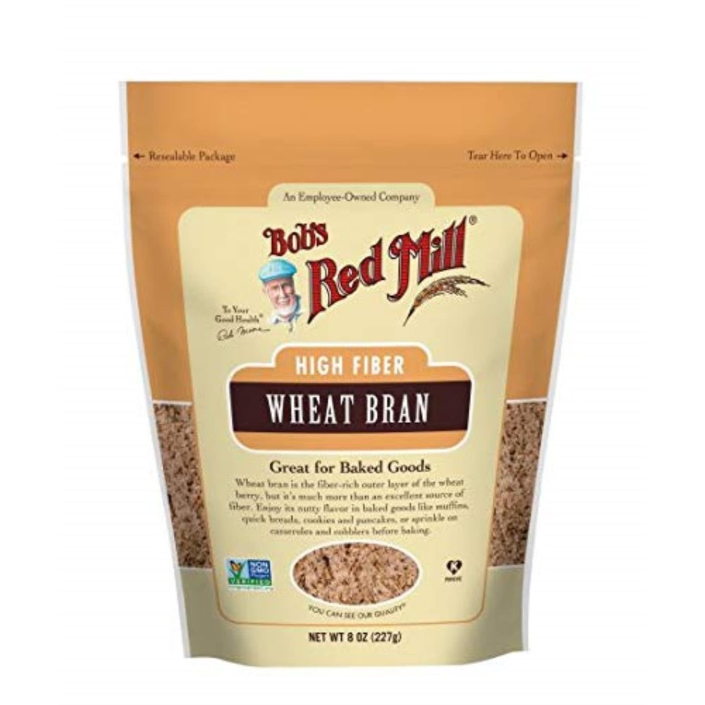Unprocessed Miller's Wheat Bran, 8 Ounce