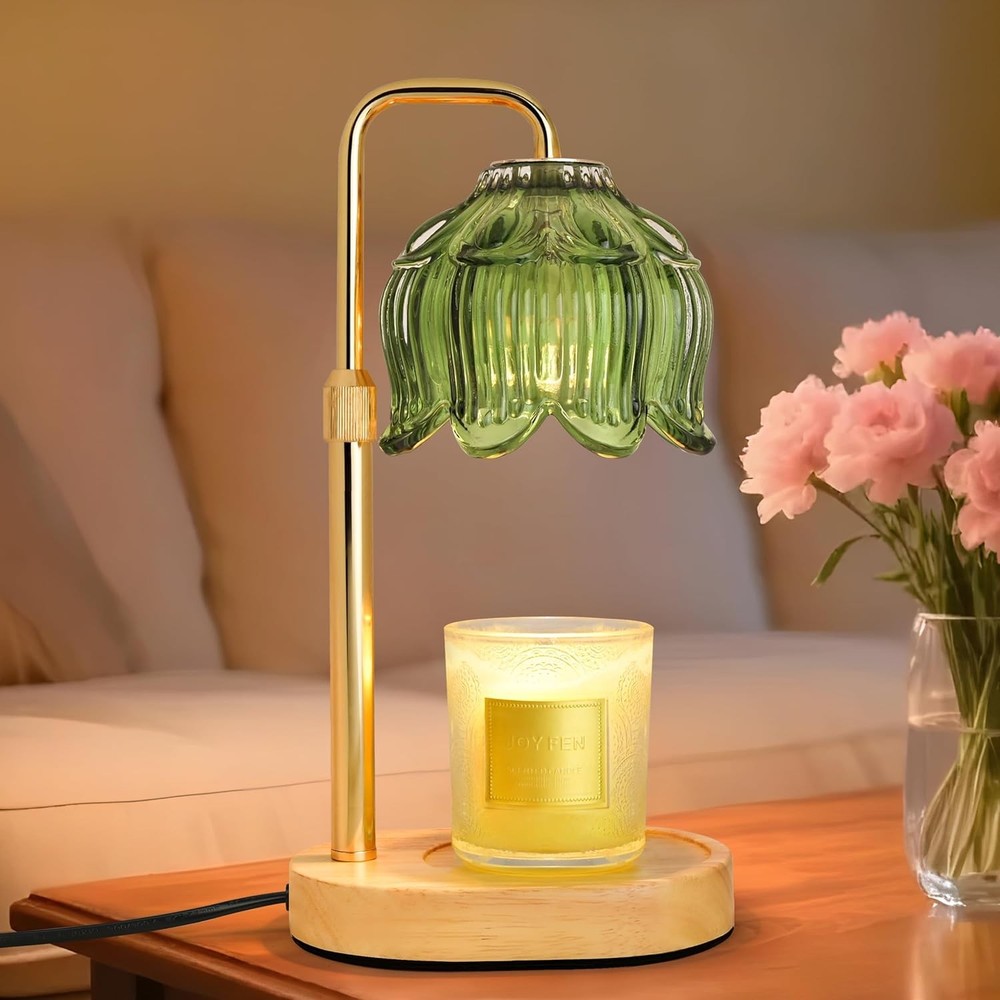 Candle Warmer Lp with Timer Dimmer, Adjustable Height Candle Wax Warmer,