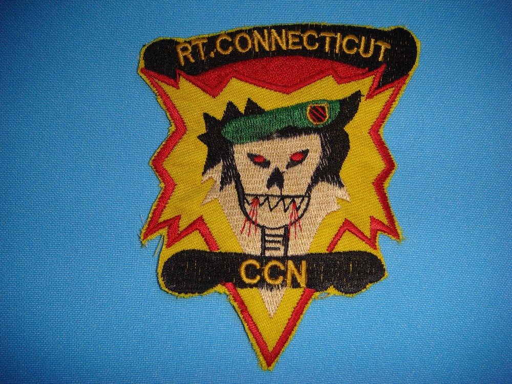 VIETNAM WAR PATCH, US 5th SF Grp  MACV-SOG RT CONNECTICUT CCN