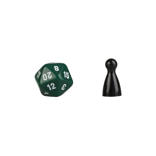 20-Sided Dice - Isocahedron - W20 - Green