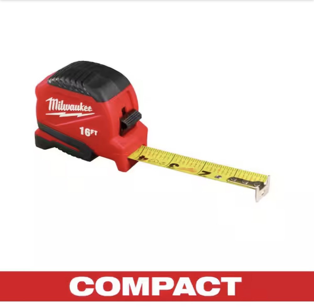 Milwaukee 16ft Compact Tape Measure 2-Pack