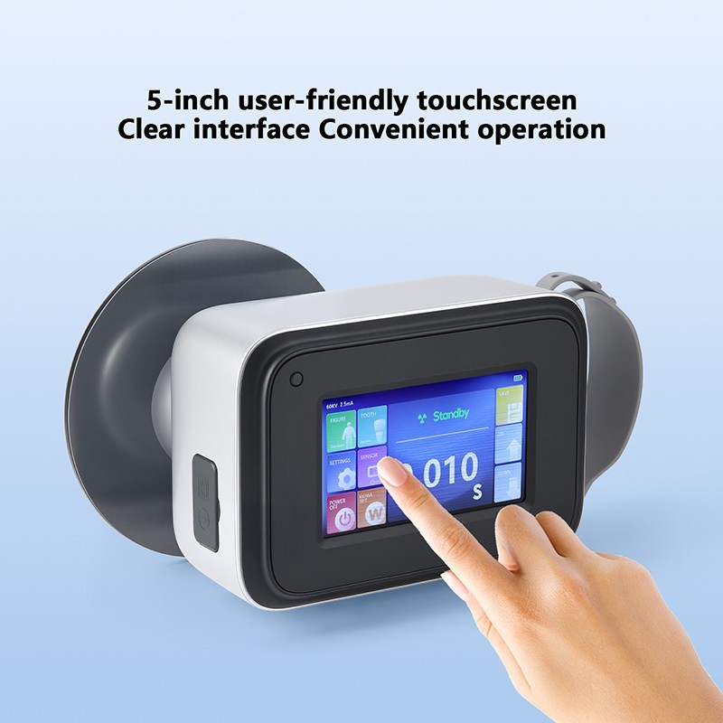 Dental Scatter Shield Protective Ring with Portable Handheld Ray Machine Kit