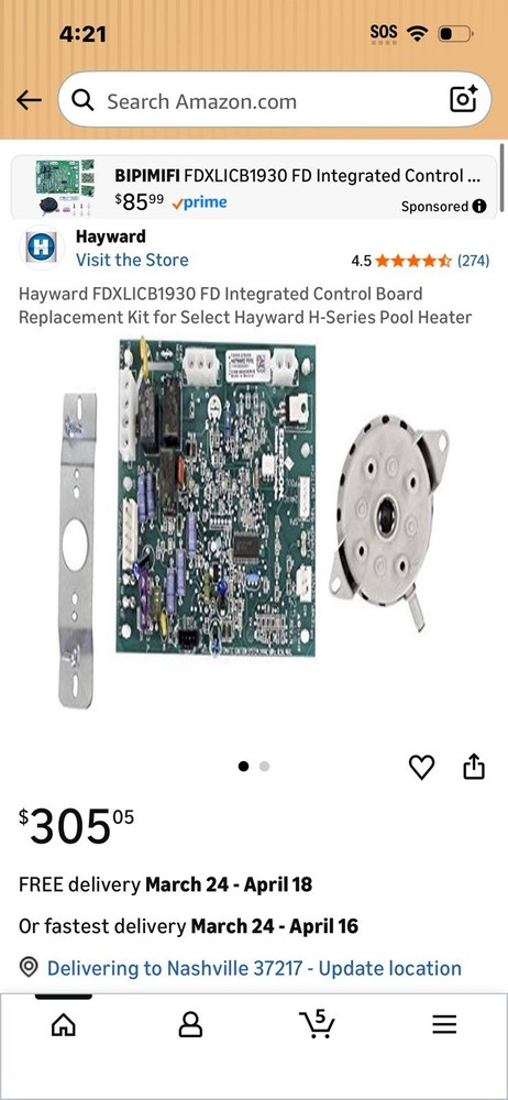 Hayward FDXLICB1930 Integrated Central Board Kit