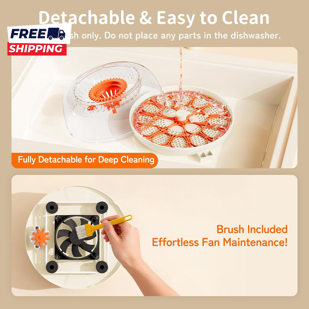 18 Egg Incubator 2 Egg Trays Automatic Egg Turning with Auto Stop Humidity Contr