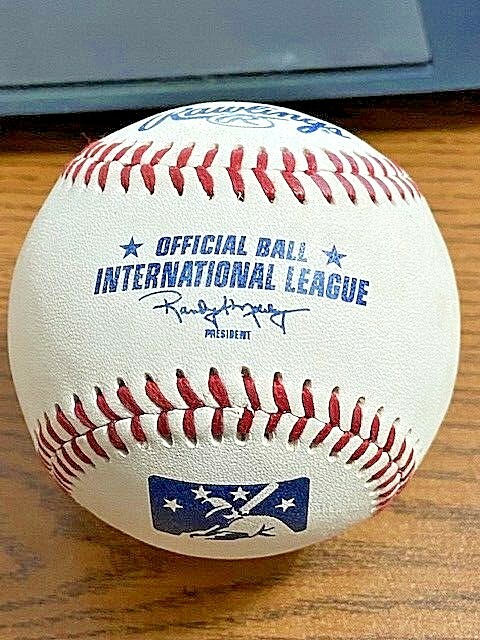 TED POWER SIGNED AUTOGRAPHED OIL BASEBALL! Dodgers, Indians, Reds!