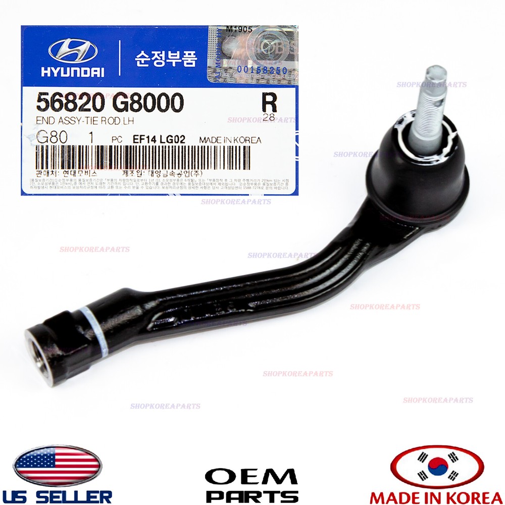 Genuine Outer Tie Rod End LEFT Driver Side ⭐OEM⭐ Hyundai Kia *See compatibility