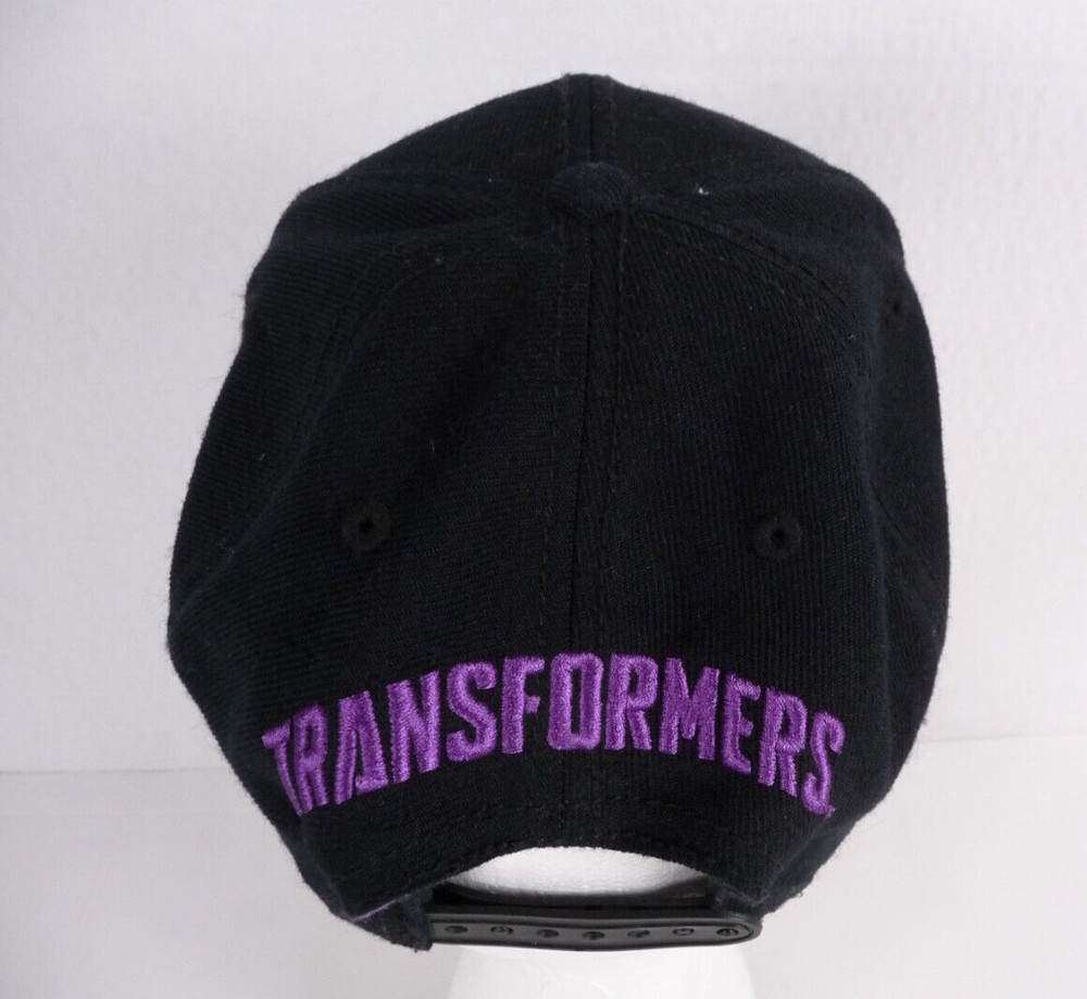 Hasbro Transformers 2015 Hat Cap Adjustable Snapback Purple Logo Colorful Bill