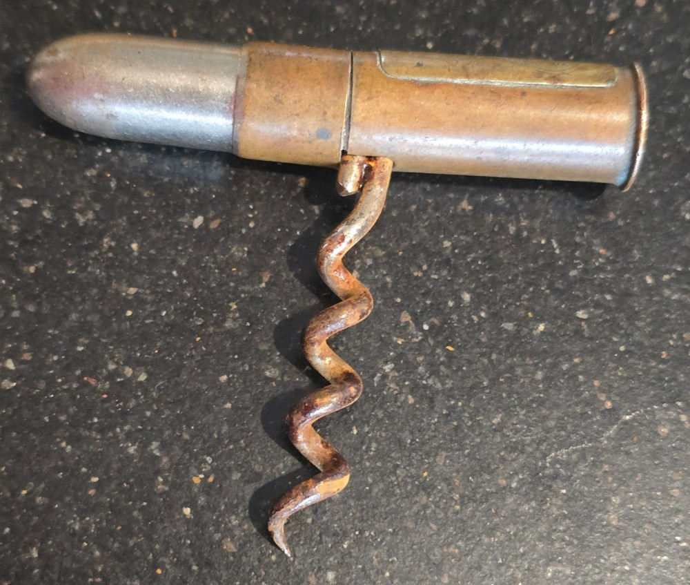 Ant. Corkscrew, Bullet Shape, Folding, Lemp Beer St. Louis, Pre-Prohibition