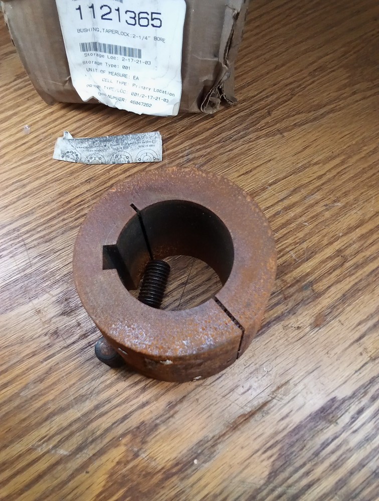 Bushing, Taper Lock, 2-1/4" Bore (1121365) (CONTAINS RUST)