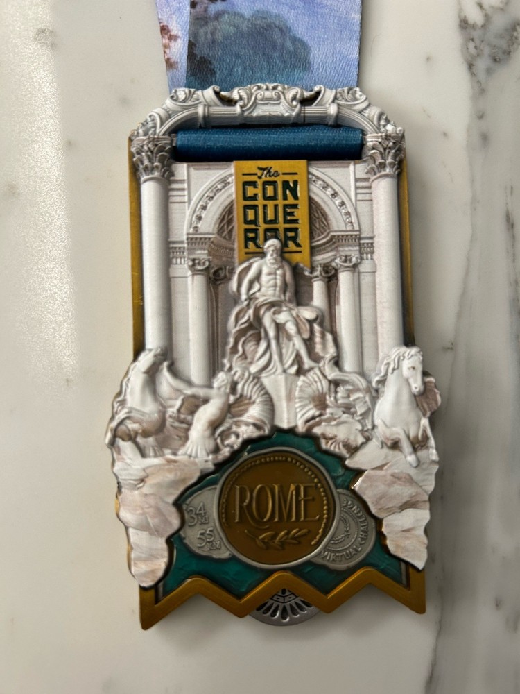 The Conquero Virtual Challenge Rome Medal