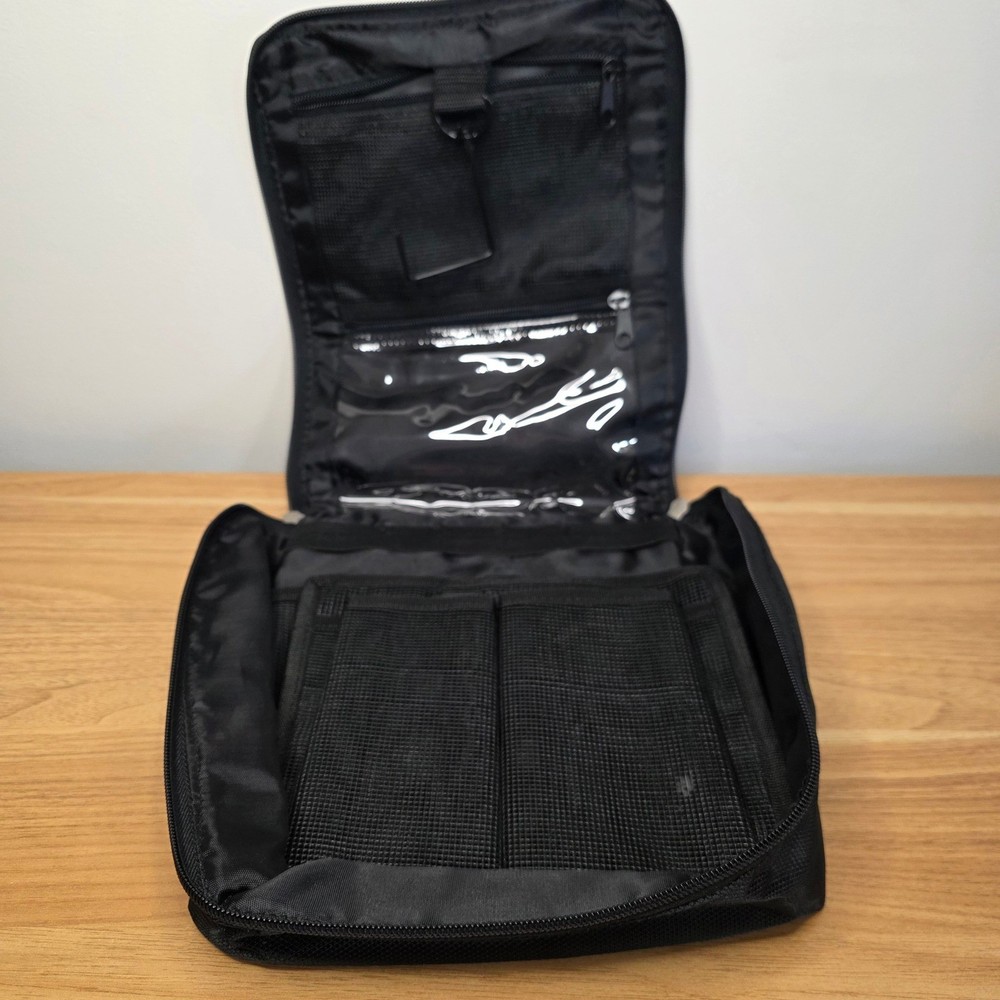 Samsonite Black Hanging Travel Toiletry Bag Organizer Kit