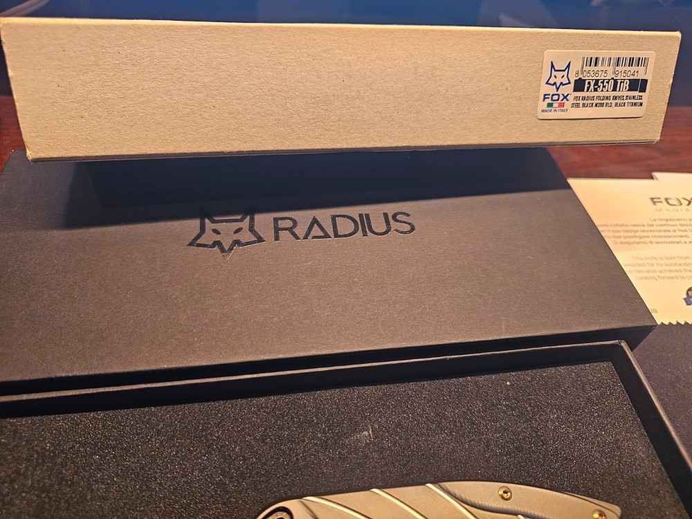 Fox Radius Folding knife FX-550 TiB