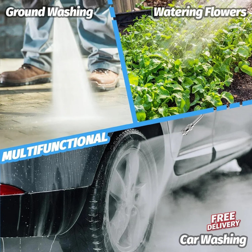 RV Water Heater Tank Rinser - Powerful Cleaning Hot Water Flush Wand, Travel Tra