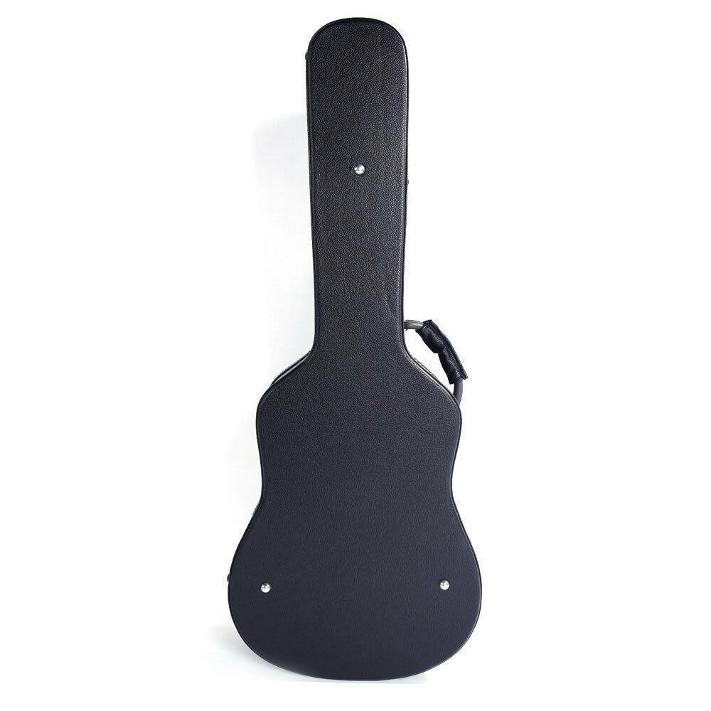 41" Flat Surface Simple Style Artificial Leather Acoustic Guitar Hard Shell Case